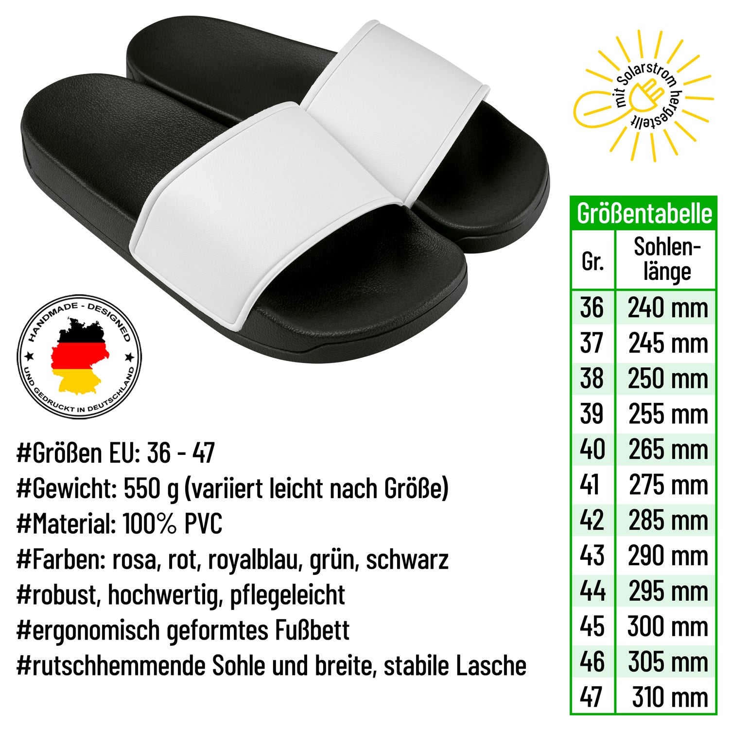 Badelatschen zu Hause ist wo wir parken