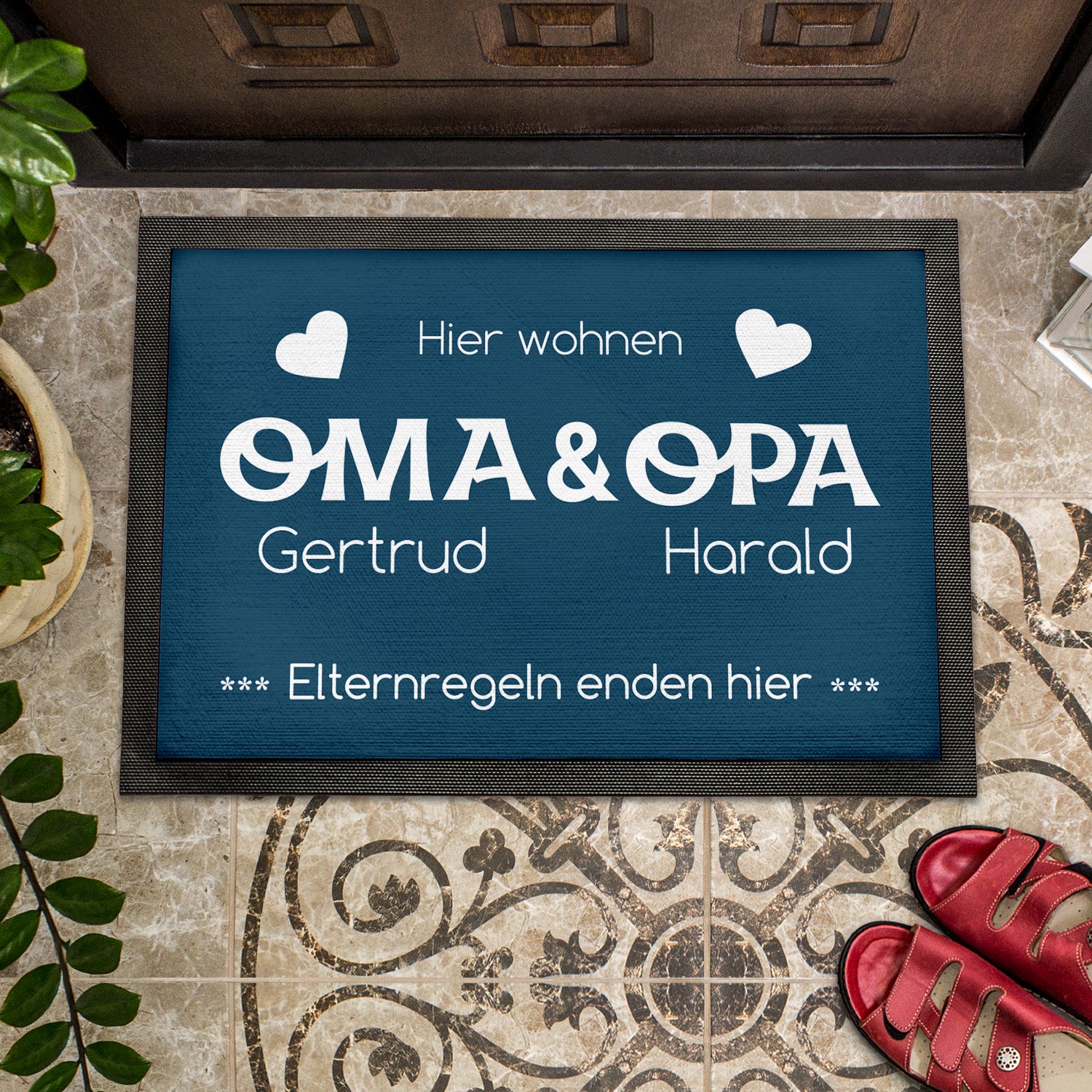 Fußmatte Elternregeln