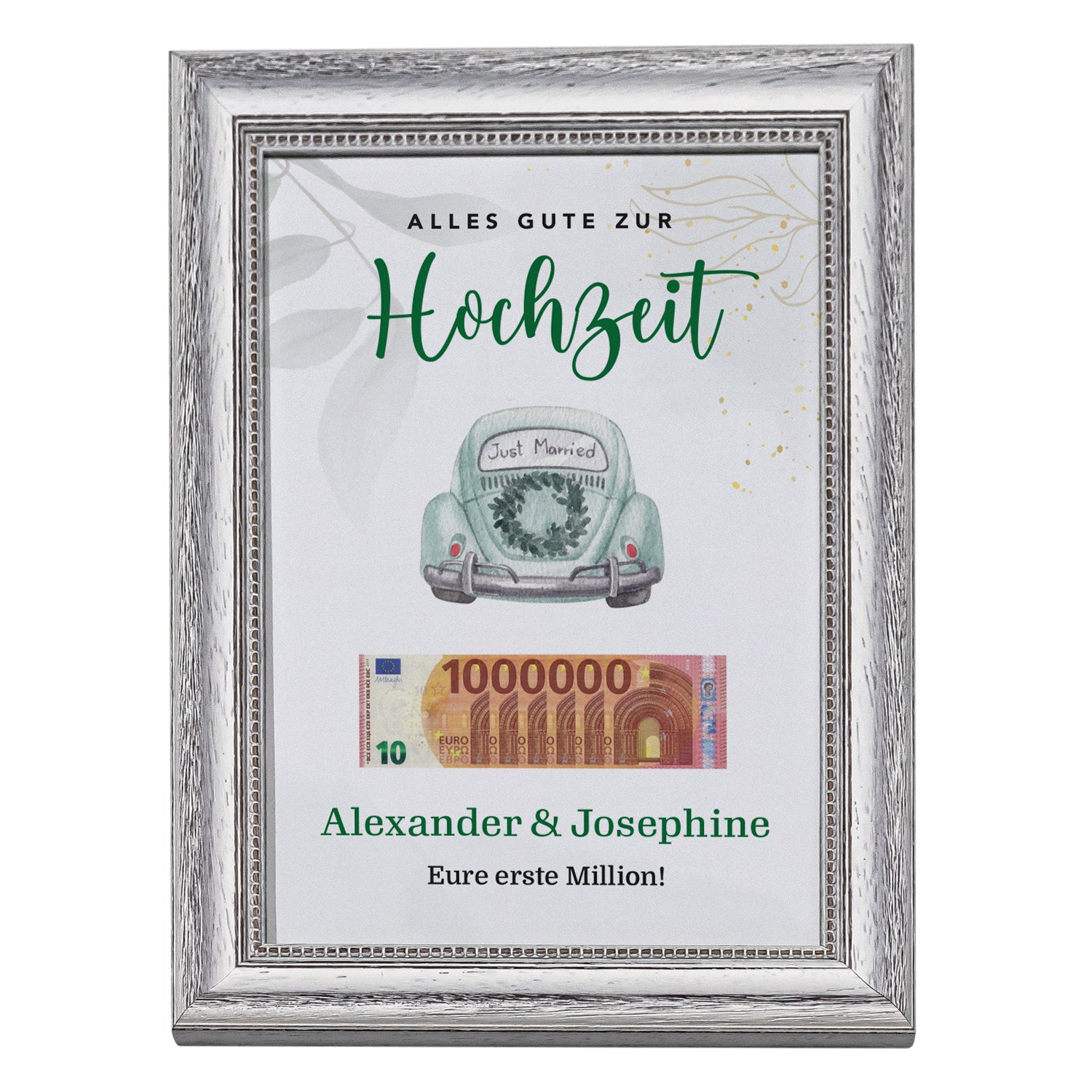 Geldgeschenk zur Hochzeit - Eure erste Million