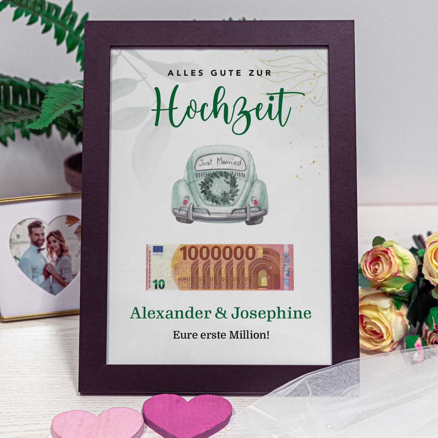 Geldgeschenk zur Hochzeit - Eure erste Million