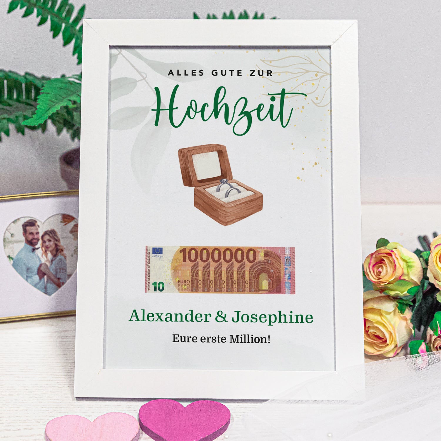 Geldgeschenk zur Hochzeit - Eure erste Million