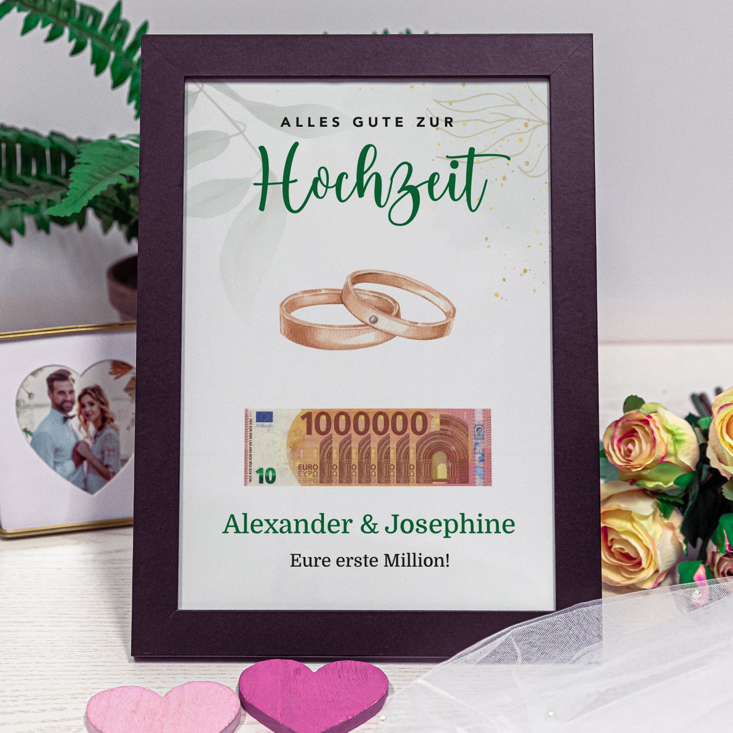 Geldgeschenk zur Hochzeit - Eure erste Million