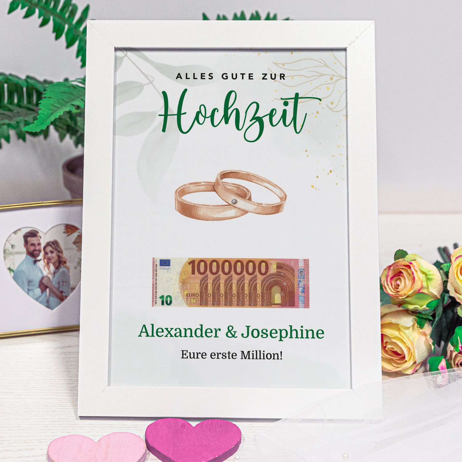 Geldgeschenk zur Hochzeit - Eure erste Million