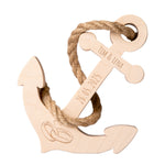 Holz-Anker mit Gravur Ringe