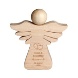 Hochzeitsengel mit persönlicher Gravur Herzen