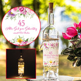 LED Flasche zum Geburtstag