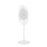 personalisiertes Sektglas Set zur Hochzeit