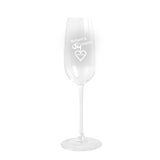 personlisiertes Sektglas Set zur Perlenhochzeit