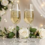personlisiertes Sektglas Set zur Rubinhochzeit