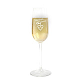 personlisiertes Sektglas Set zur Perlenhochzeit