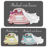 Fußmatte Hochzeit Auto