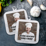 Topflappen-Set mit Wunschfoto