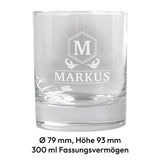 Whiskyglas - Vorname