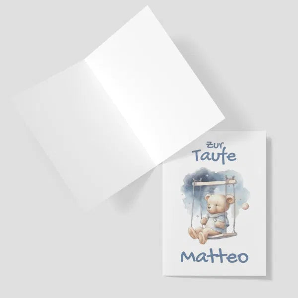 Grußkarte zur Taufe