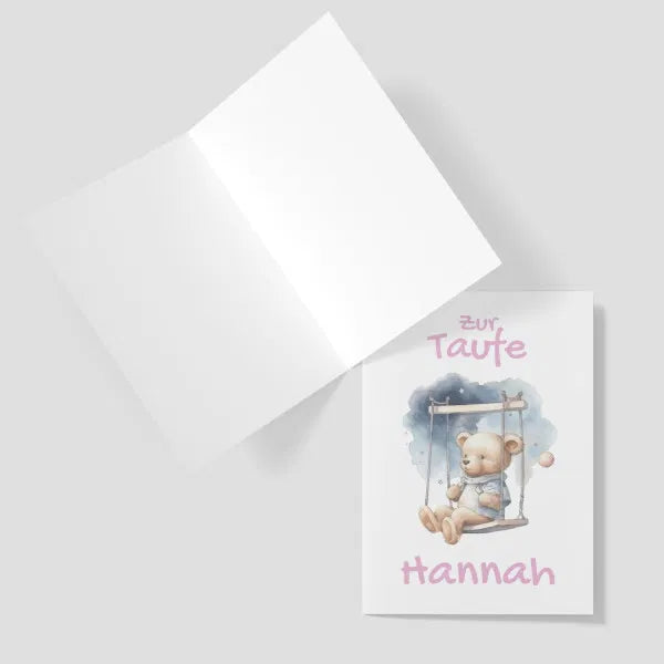 Grußkarte zur Taufe