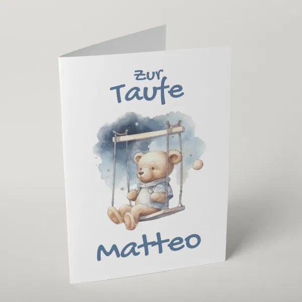 Grußkarte zur Taufe