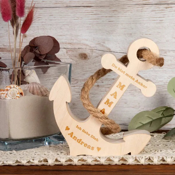 Holzanker für Mama