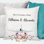 Kissen zur Hochzeit - Flugzeug