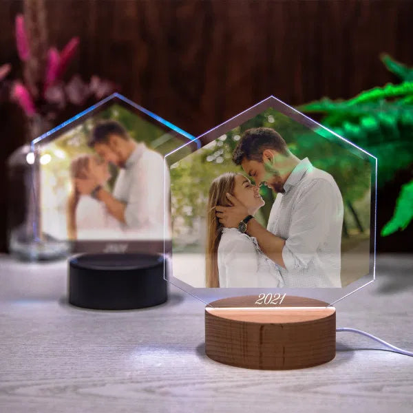 LED Leuchte mit Fotodruck