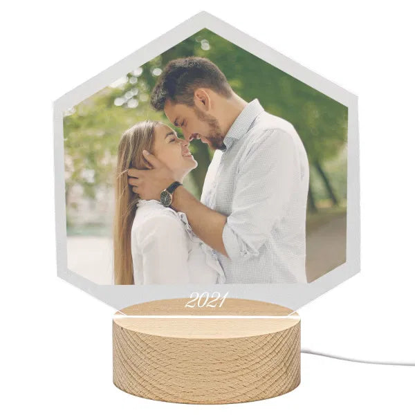 LED Leuchte mit Fotodruck