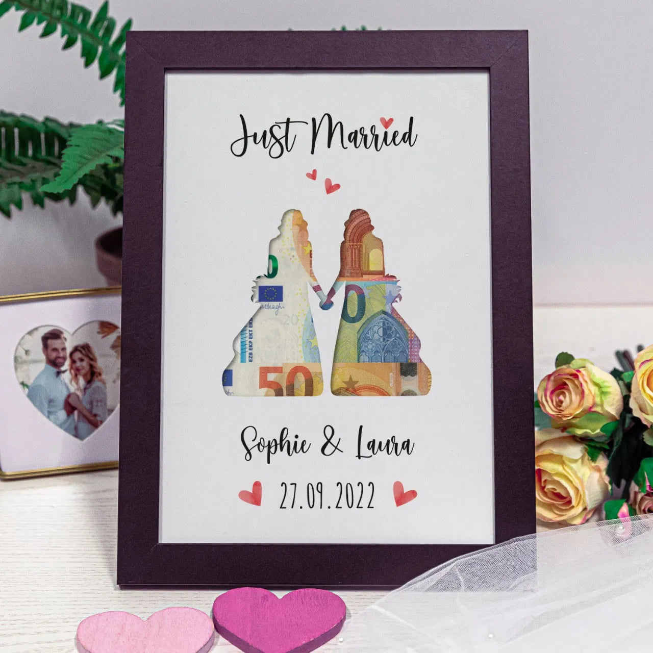Geldgeschenk zur Hochzeit - Just Married