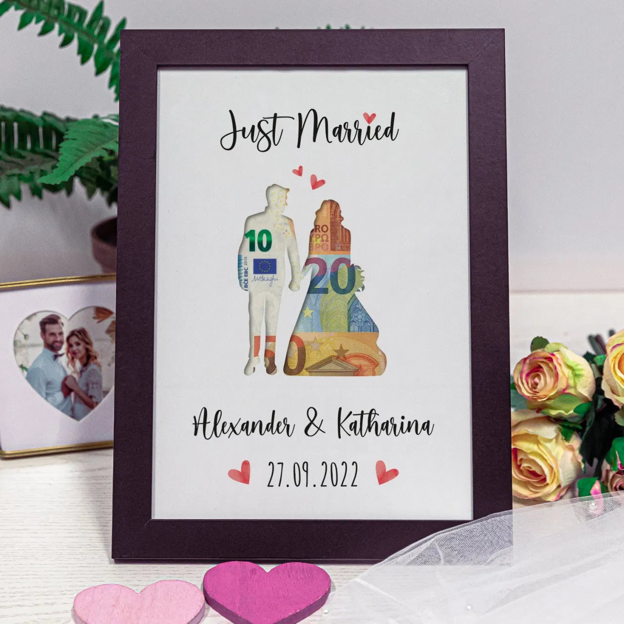 Geldgeschenk zur Hochzeit - Just Married