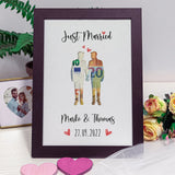 Geldgeschenk zur Hochzeit - Just Married