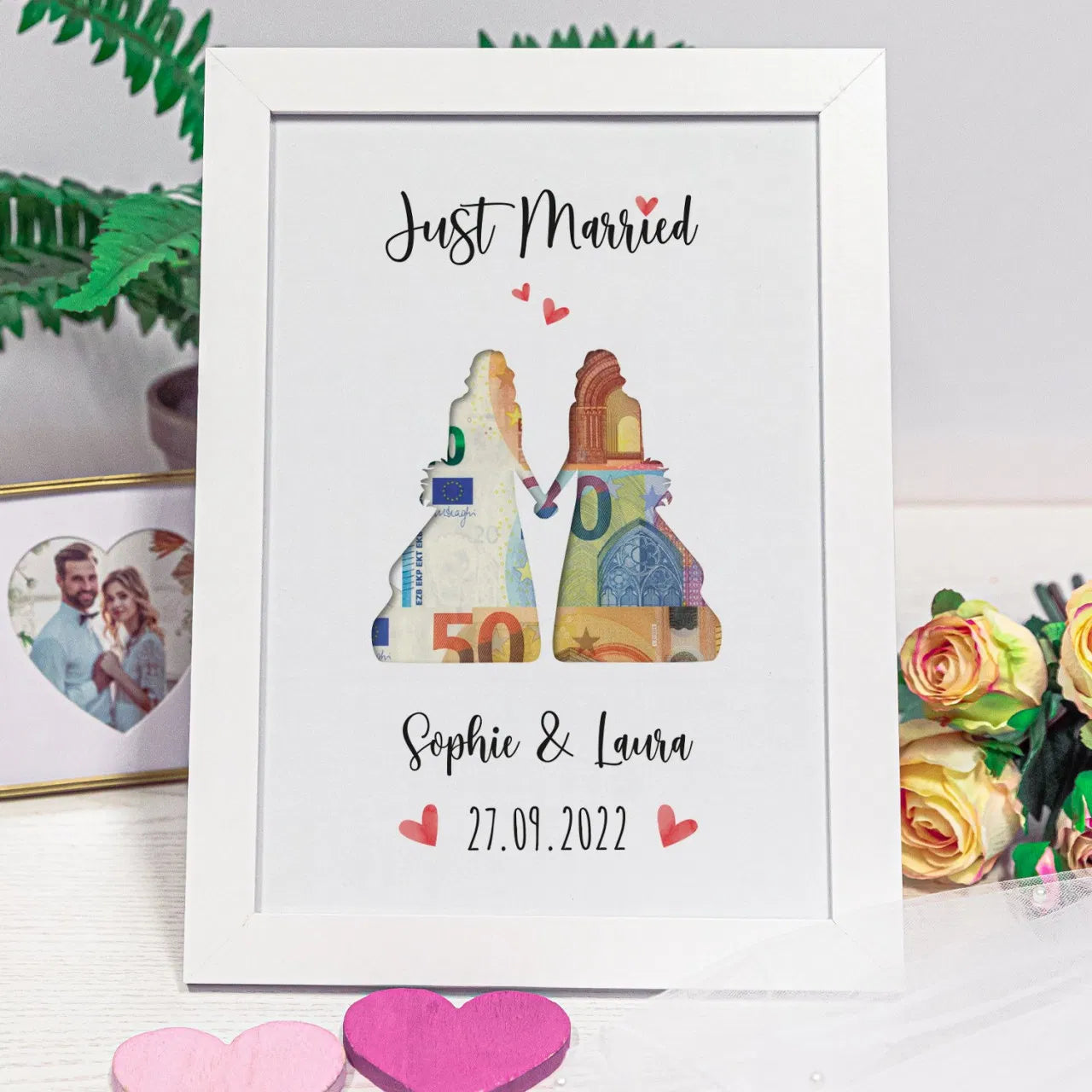 Geldgeschenk zur Hochzeit - Just Married