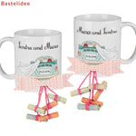 Tassen Set - Hochzeitsauto