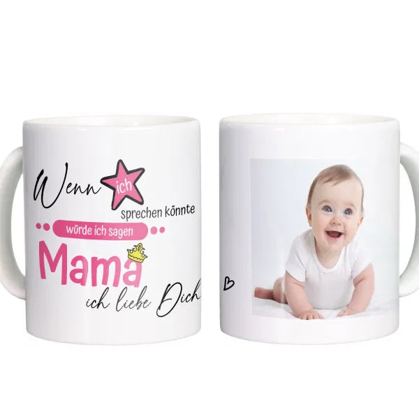 Tasse - Foto wenn ich Sprechen könnte