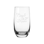 Leonardo-Windlicht "Engel ohne Flügel nennt man Mama" mit Personalisierung