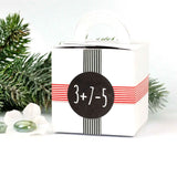 Adventskalender Aufkleber - Rechenaufgaben