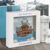 3D Bilderrahmen - Taufe - Arche Noah