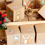 Adventskalender zum Befüllen - Niedliche Würfel