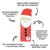 Adventskalender zum Befüllen - Weihnachtsmann