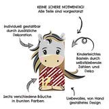 Adventskalender zum Befüllen - Lustiges Pferd