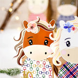 Adventskalender zum Befüllen - Lustiges Pferd