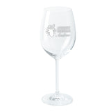 Weihnachtliches Cocktailglas mit Wunschname
