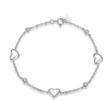 Armband - 3 Herzen aus 925er silber