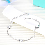 Armband - 3 Herzen aus 925er silber