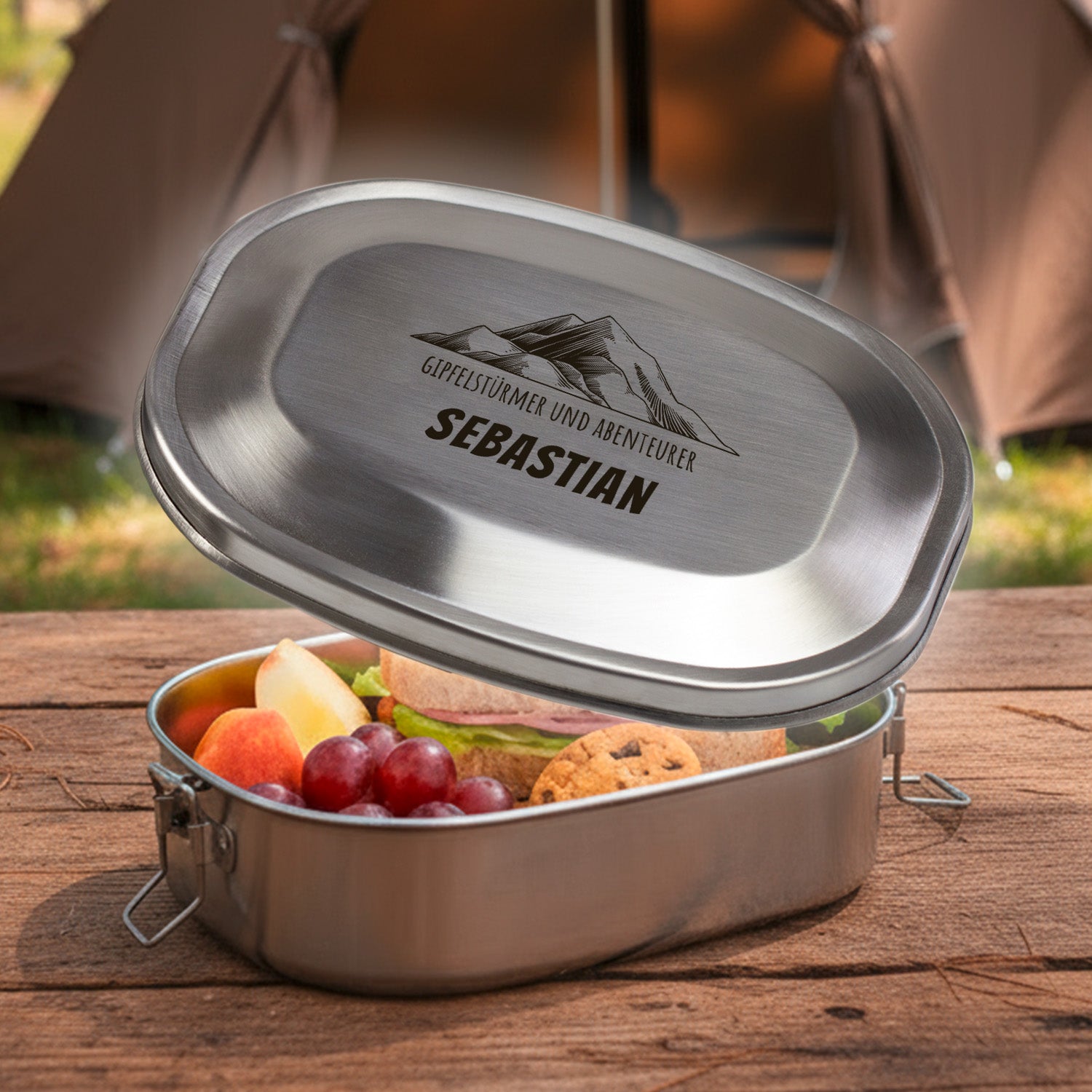 Deine Outdoor-Brotdose mit Personsonalisierung