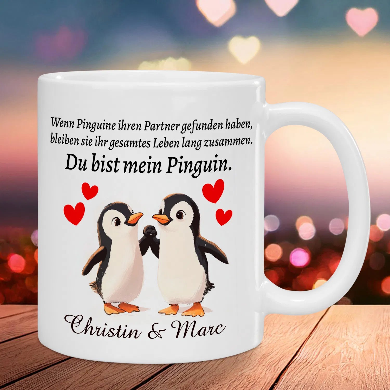 Tasse - Du bist mein Pinguin