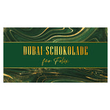 Schokoladenbox - Dubaischokolade