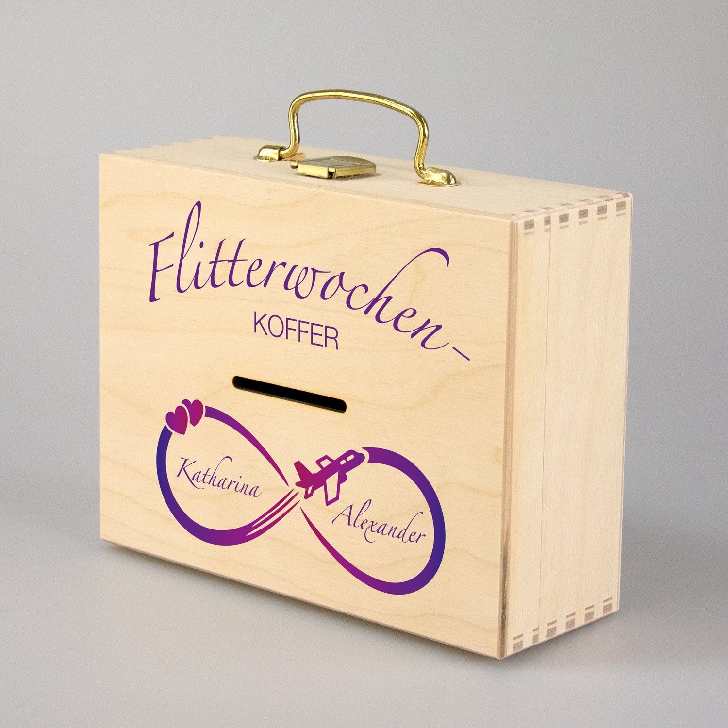 Flitterwochen - Geldkoffer zur Hochzeit