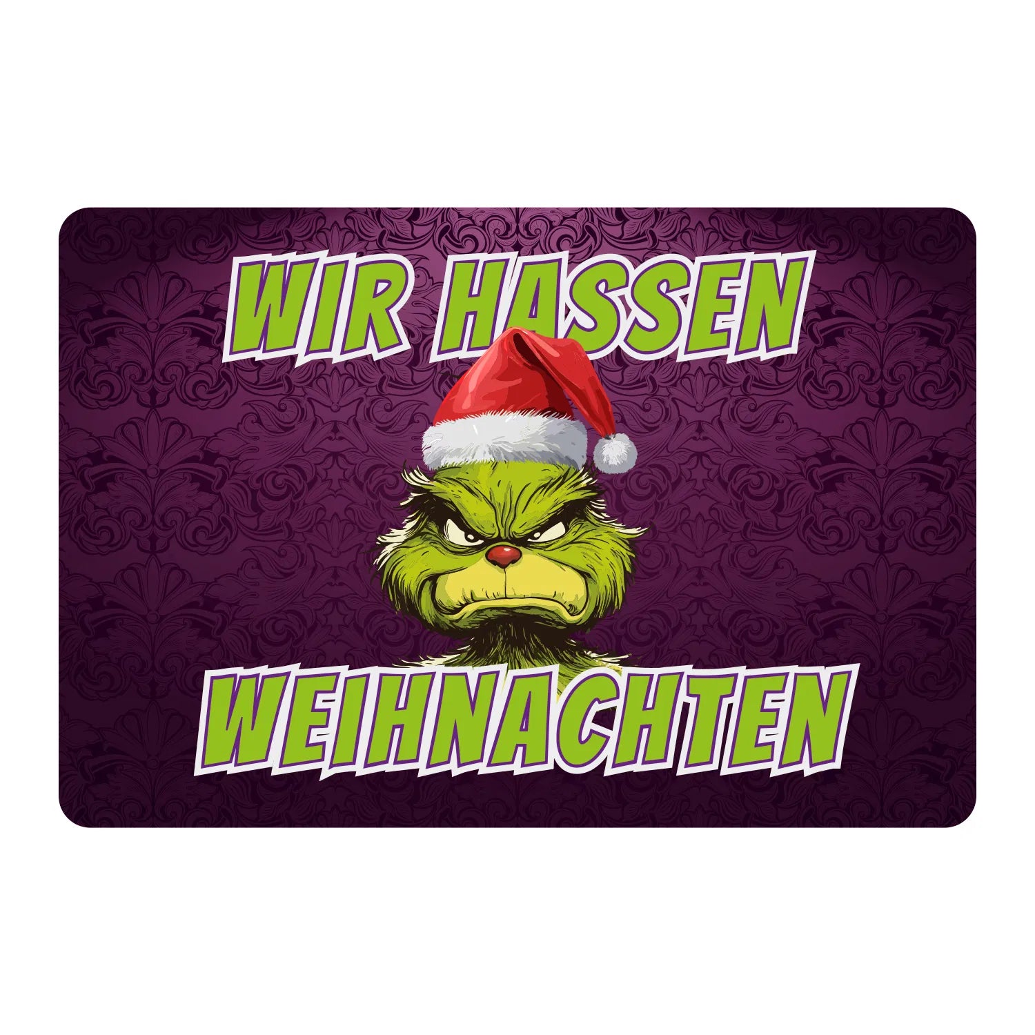 Fußmatte Ich hasse Weinachten