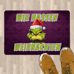 Fußmatte Ich hasse Weinachten