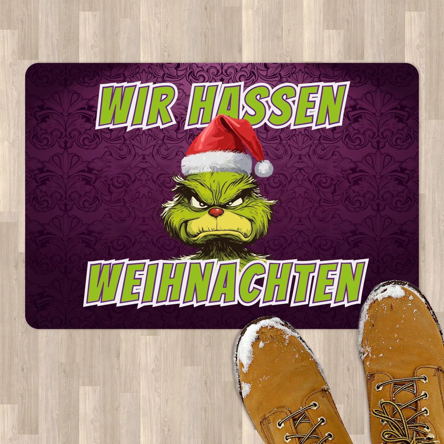 Fußmatte Ich hasse Weinachten