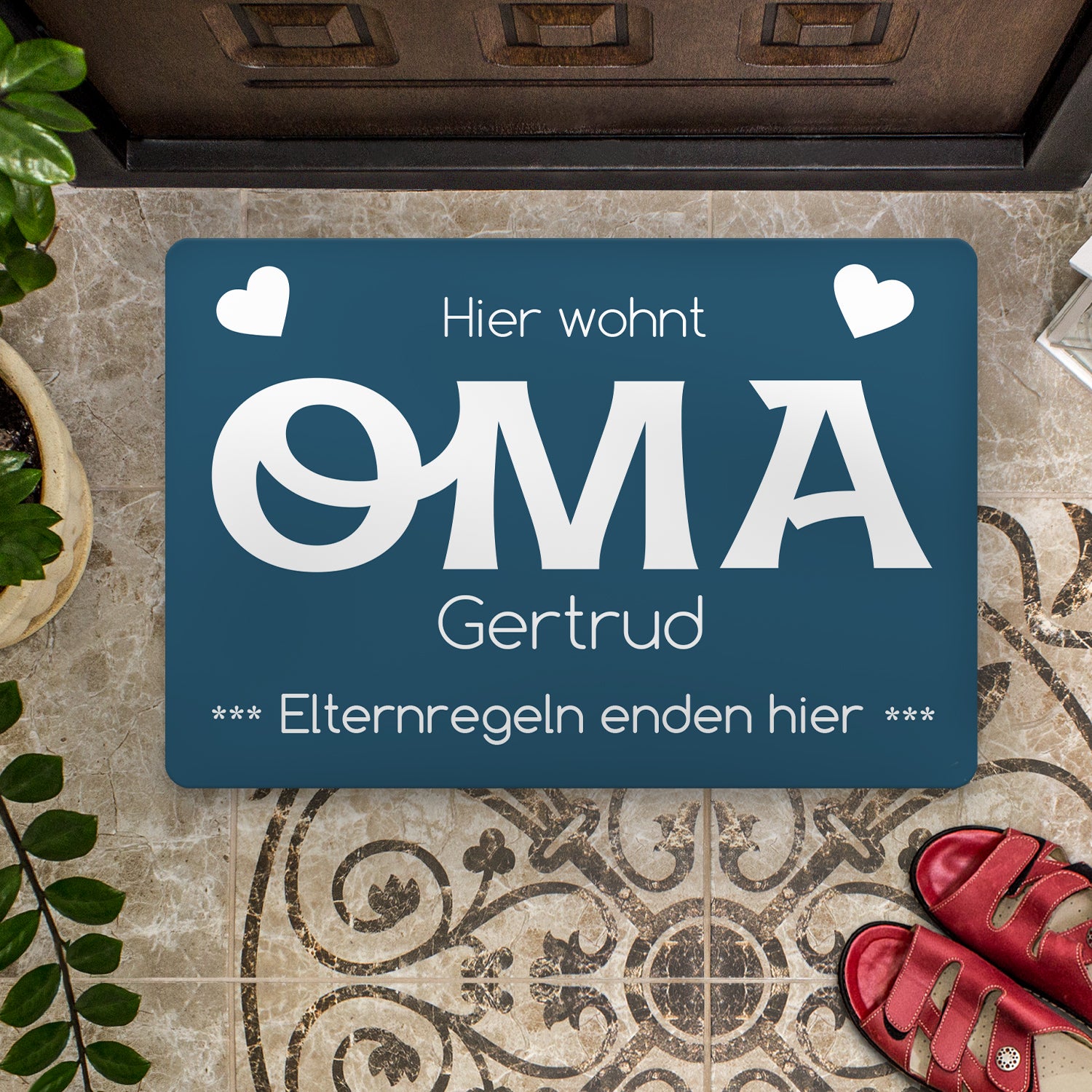 Fußmatte Elternregeln