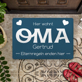 Fußmatte Elternregeln