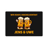 Fußmatte Wackelkontakt mit Personalisierung